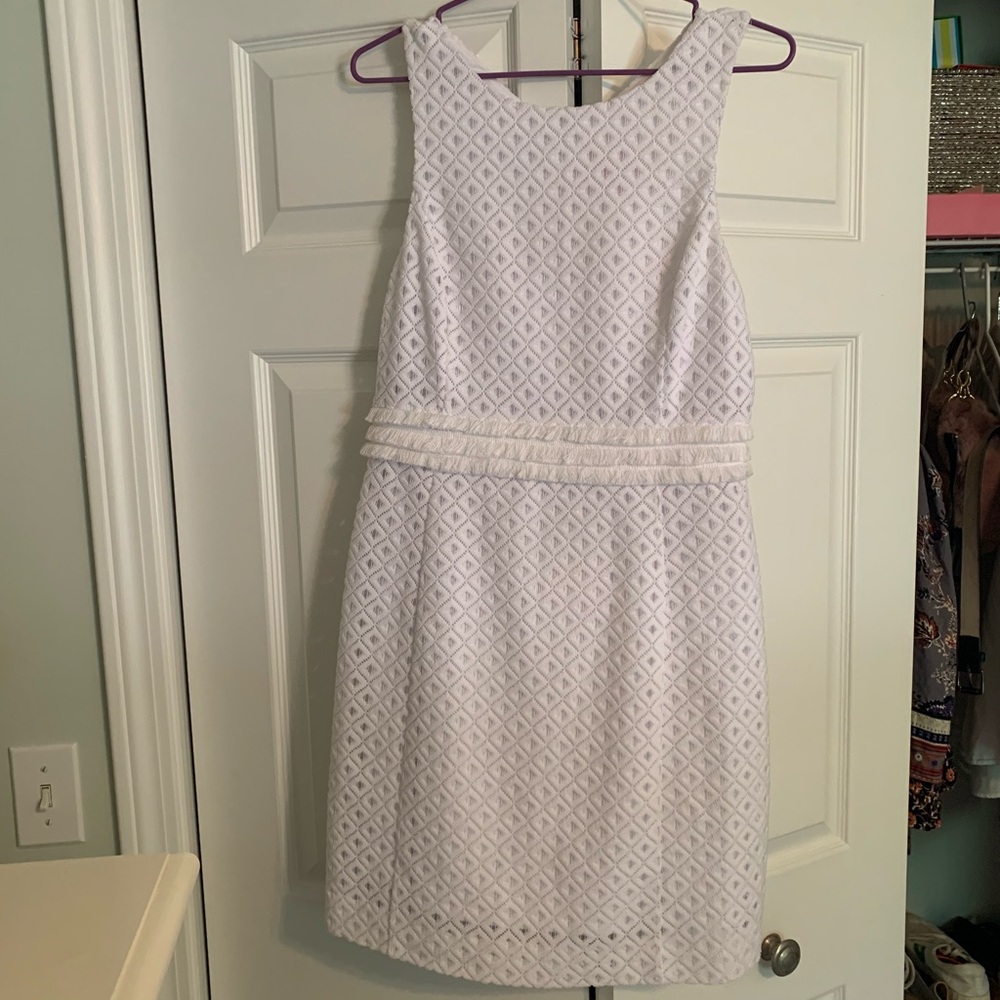 white lily Pulitzer dress!